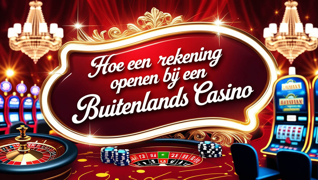 Hoe een rekening openen bij een buitenlands casino